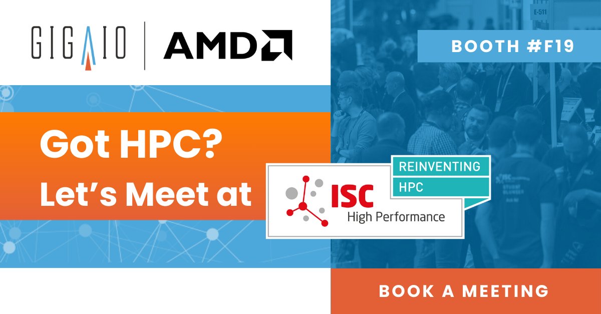 Book a one-on-one briefing at ISC 2024 and get a first-hand look at SuperNODE™, the world’s first 32-GPU server, now with AMD MI300X GPUs.
bit.ly/3xNBQCp
#GigaIO32GPU #ISC24 #AIInfrastructure
