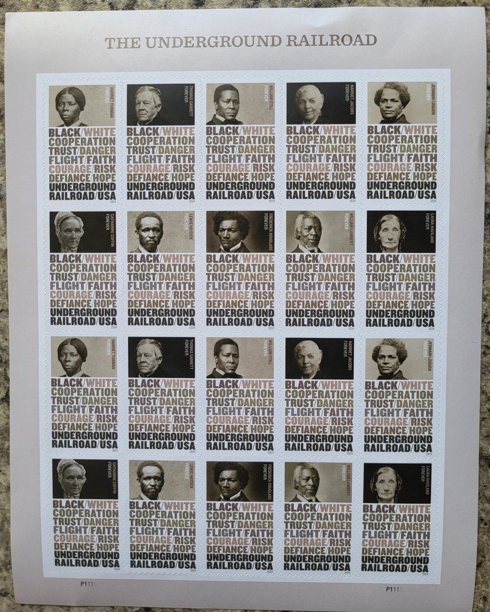Splurged on some stamps #history #blackhistory #slavery #freedom #undergroundrailroad