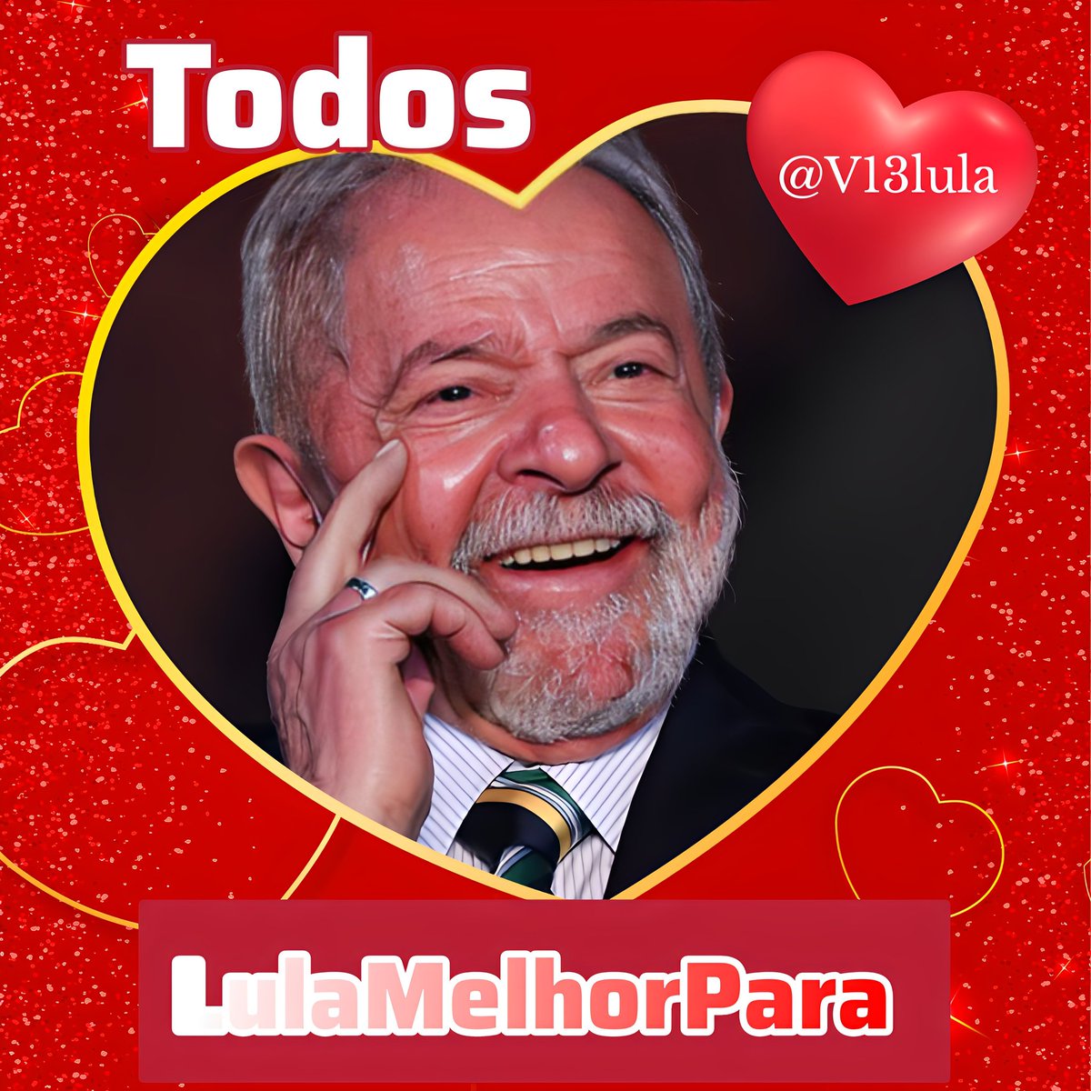 TUITAÇO LULA 👊🚩♀️ #LulaMelhorParaTodos #MML @ptbrasil @LulaOficial @gleisi @JanjaLula @Gattiaosta1 @V13lula @ProfAlePorto @wagnersilva1985 @ativista_cyber @RegiCobain @Bernard28444113 @edison2_marques @DaemonJunior2U @SimoesAri @LulaSilvaLivre @RobsonJB RT SDV ✌️