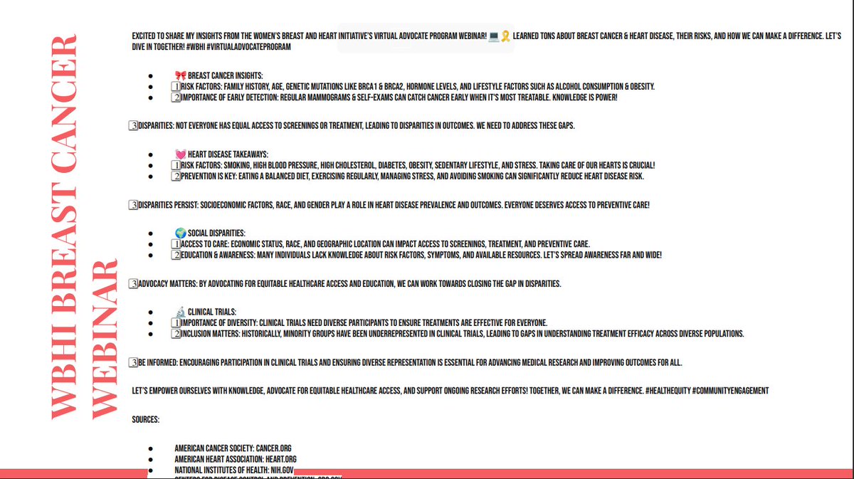 WBHI WEBINAR #Breastcancerawareness #WomensHealth