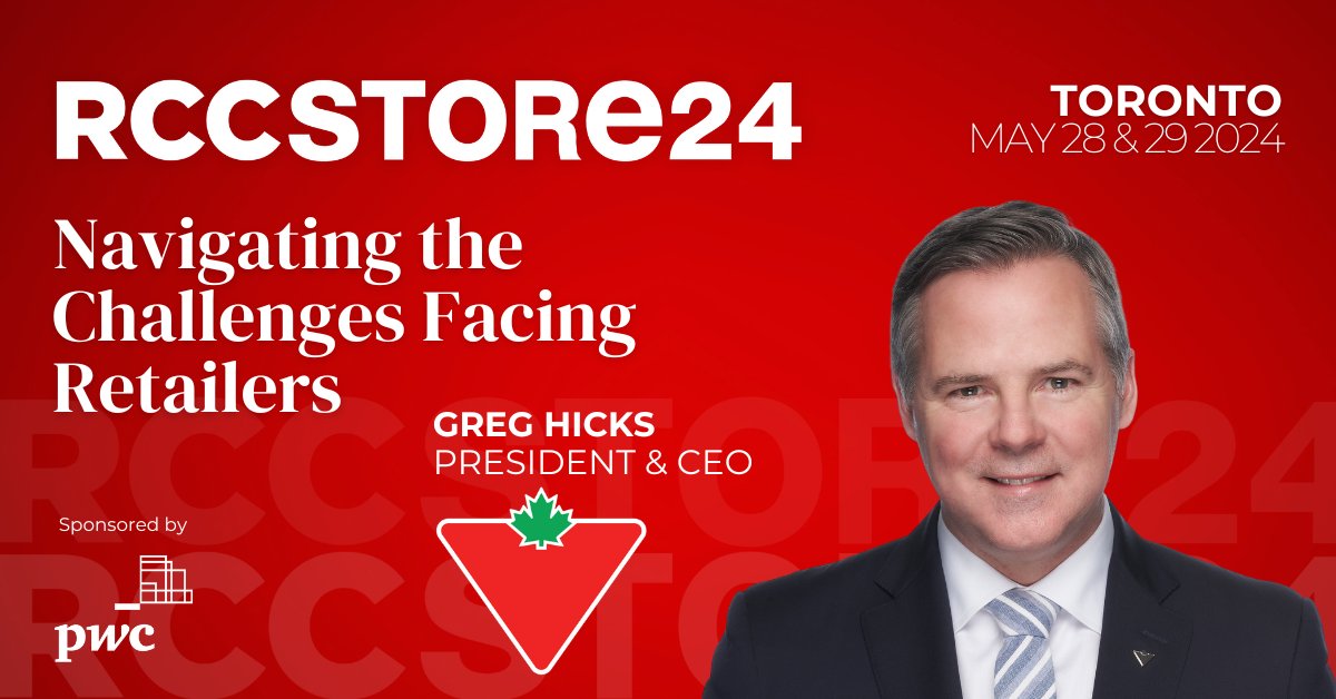 Retail's constantly shifting landscape demands resilience. Join Greg Hicks, President & CEO of @CanadianTire as he reveal how they thrive amidst disruptions, evolving consumer demands, & economic uncertainty. Grab your #RCCSTORE24 tickets today! hubs.ly/Q02vCTxM0