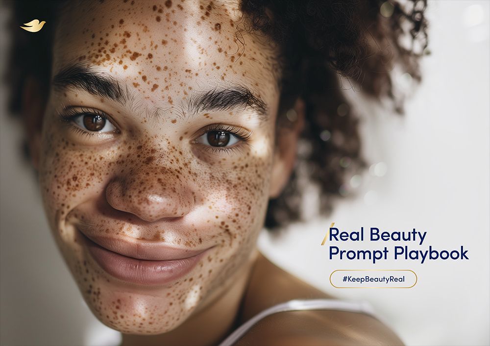 Dove out ahead, again. 

AI -&gt; Real Beauty Prompt Playbook 

One brand story, told over decades.

More here buff.ly/3Uod1V9
