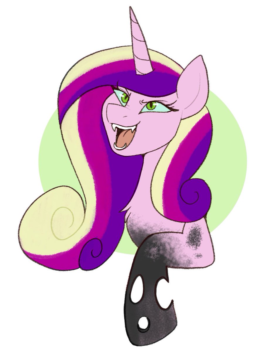 Maniacal bug laughter…Cadance ur looking spicy… #mylittlepony