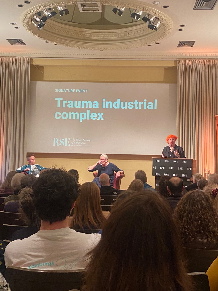 Sarah Robertson (@ylssarahrobbo) on Twitter photo Nice to see my wee pal <a href="/lokiscottishrap/">Darren McGarvey</a> tonight!
Always generates a thought provoking, powerful discussion. Interested to see where #TraumaIndustrialComplex conversation & movement goes!
Massive thanks to <a href="/RoyalSocEd/">Royal Society of Edinburgh</a> & the wonderful <a href="/jimhume9/">Jim Hume</a> for the invite! Nice to see my wee pal <a href="/lokiscottishrap/">Darren McGarvey</a> tonight!
Always generates a thought provoking, powerful discussion. Interested to see where #TraumaIndustrialComplex conversation & movement goes!
Massive thanks to <a href="/RoyalSocEd/">Royal Society of Edinburgh</a> & the wonderful <a href="/jimhume9/">Jim Hume</a> for the invite!