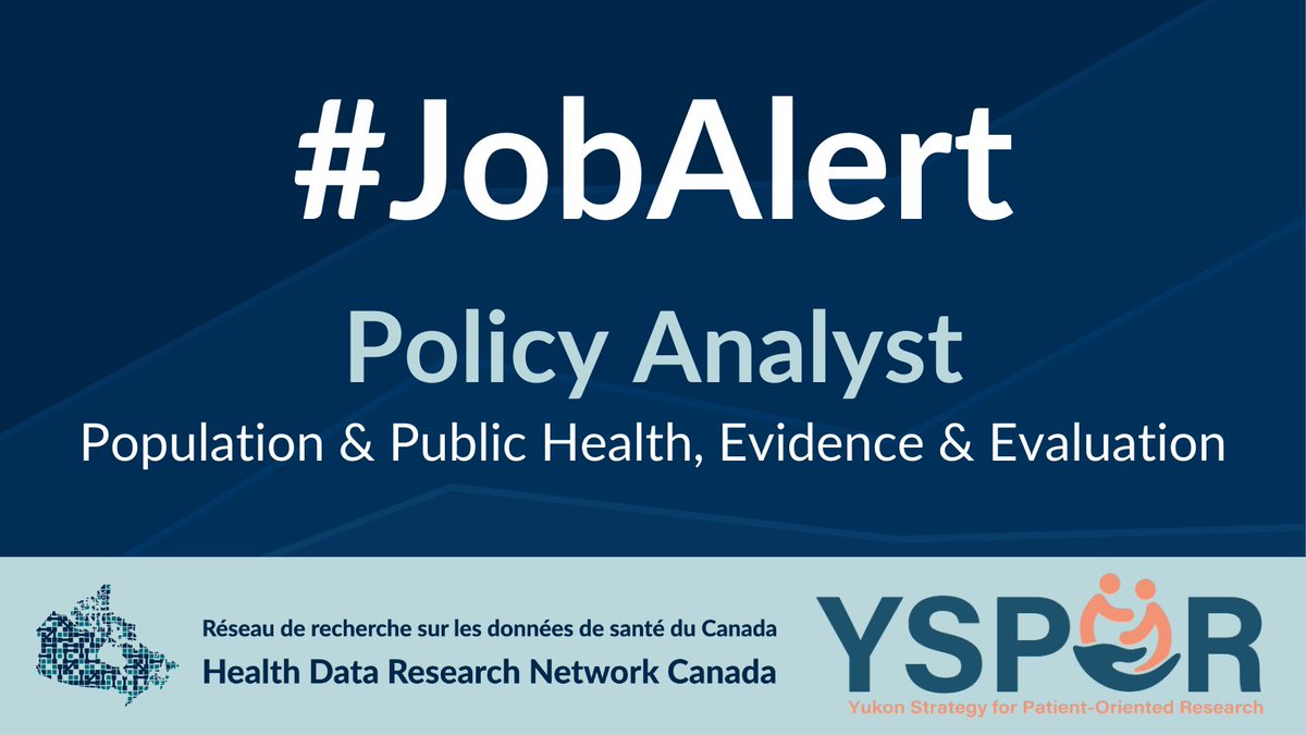 📢#JobAlert! Are you interested in policy development related to the access, use & sharing of data? @yukongov is hiring a Policy Analyst to work closely with @YukonSPOR & #HDRNCanada. Apply by MAY 8 ➡️bit.ly/44kJ5Ol