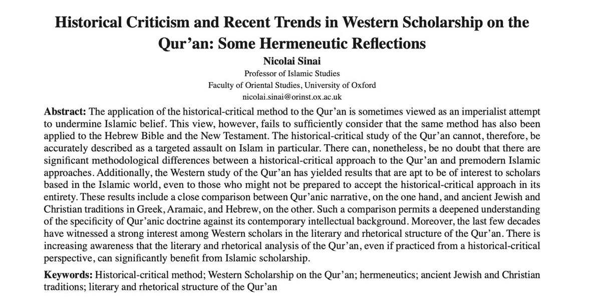 This article by Nicolai Sinai is really good. Over the past couple of days, I've been looking into Sinai's brief mention of how the historical-critical method was initially applied to biblical scholarship, as well as the backgrounds of some Christian theologians who recognized