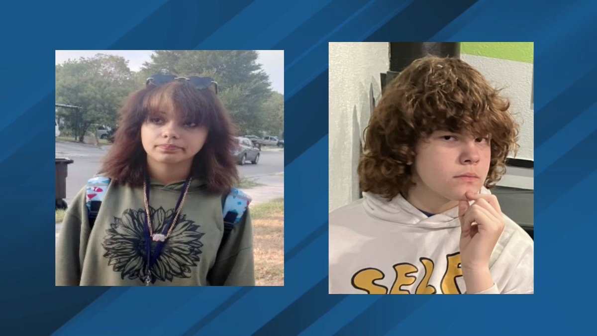 MISSING TEENS 🚨 | It takes two seconds to share! 14-year-old Chloe Alvarado and 14-year-old Skylier Villarreal have been missing since Monday morning. READ MORE: bit.ly/3UFIZ0M