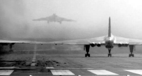 April 30th 1982: Eleven Victor tankers & two Vulcan bombers take off from Ascension to launch the longest bombing raid in history, codenamed Operation Black Buck. The talking is done, and tomorrow, Argentina will see Great Britain at war... God speed, boys.....