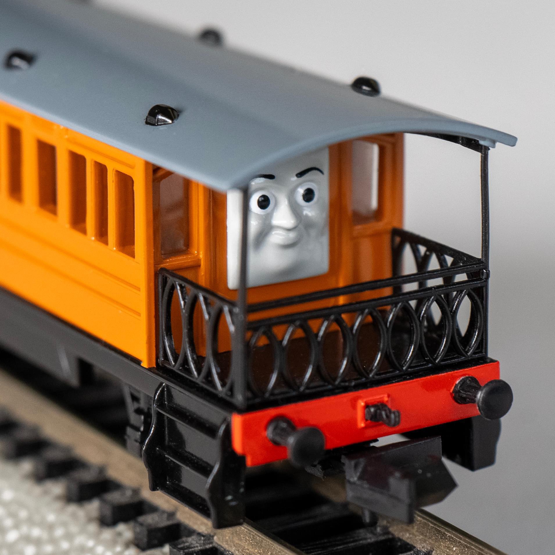 Paul s Thomas and Friends Crossover Artwork on X Fully painted of bachmanntrains N Scale Henrietta with face. I do hope they make her with a face in HO Scale soon. thomasandfriends henriettathecoach