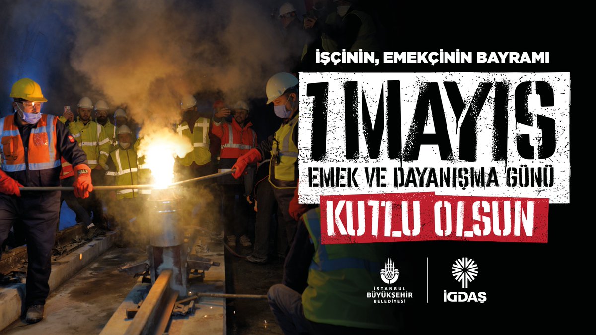 İşçinin, emekçinin bayramı 1 Mayıs Emek ve Dayanışma Günü kutlu olsun.

#1mayıs 
#1mayısemekvedayanışmagünü