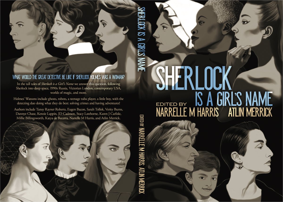 Happy birthday book! 'Sherlock is a Girl's Name' is now available from Improbable Press. improbablepress.com/products/sherl… My story: Sherlock Holmes solves the murders of the dead who contact her via her spirit guide, Jane Watson, a nurse who died in 1944. #DannyeWrites #SherlockHolmes