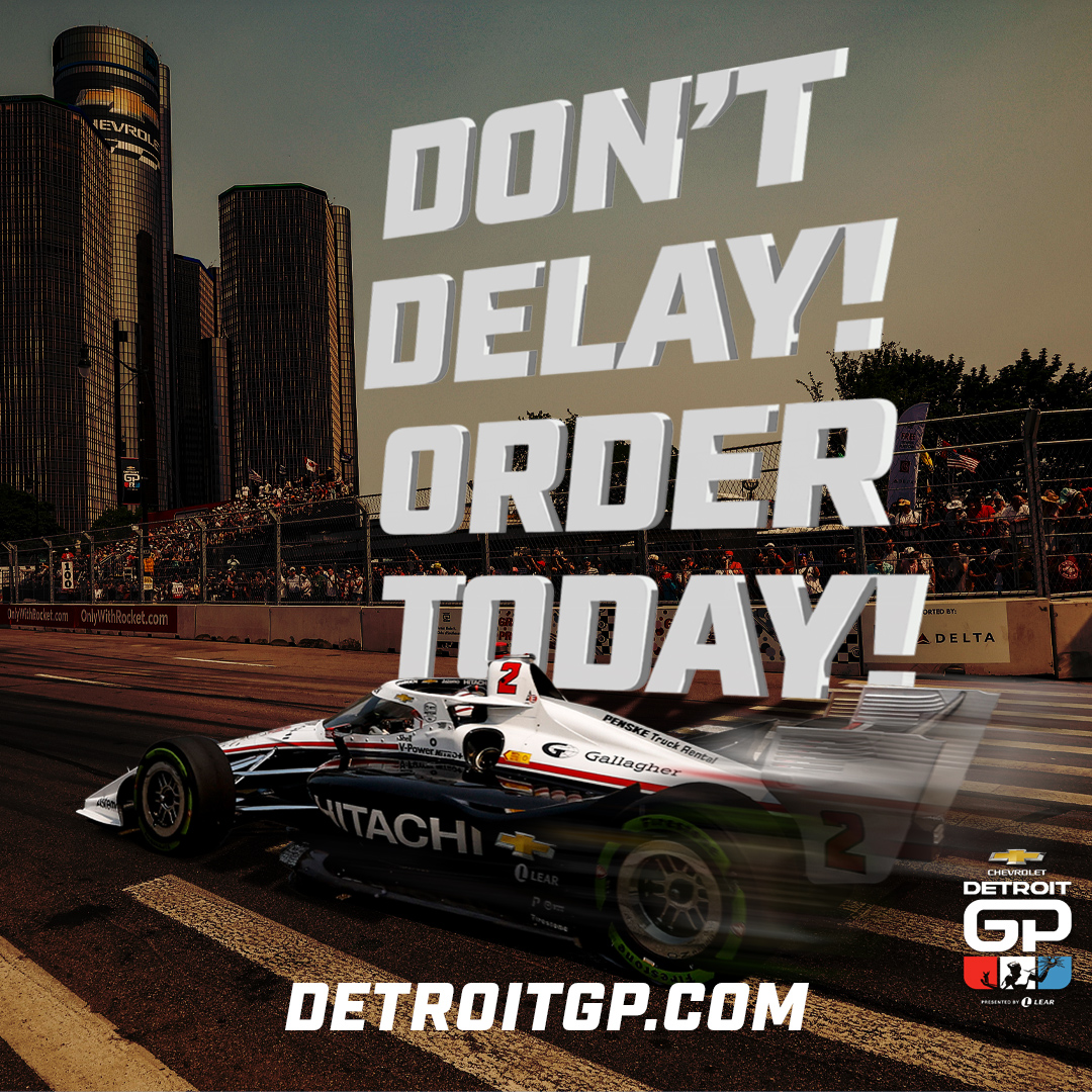 Last chance to get #DetroitGP tickets before prices increase at midnight. Don't delay - order today! From a reserved grandstand seat to General Admission Rooftop access, tickets are available now: bit.ly/4afqm8G #WeDriveDetroit // #INDYCAR // #IMSA