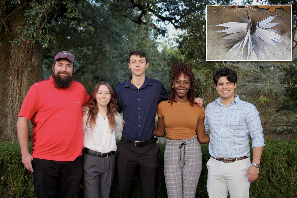 UL Lafayette student researchers are throwing shade at @NASA. And the space agency couldn’t be happier. A team of five students designed & built a structure that earned 3rd in NASA’s recent Hybrid Observatory for Earth-like Exoplanets Starshade Challenge. louisiana.edu/news/student-r…