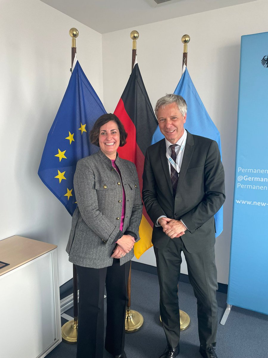 From #Berlin to #NY, Germany is an important partner & ally of @FAO.

We prioritize:
- agriculture in emergencies - it's relevant & cost-effective
- #AnticipatoryAction ahead of crises - it save lives, livelihoods and limits crop & livestock losses
- gender and youth engagement