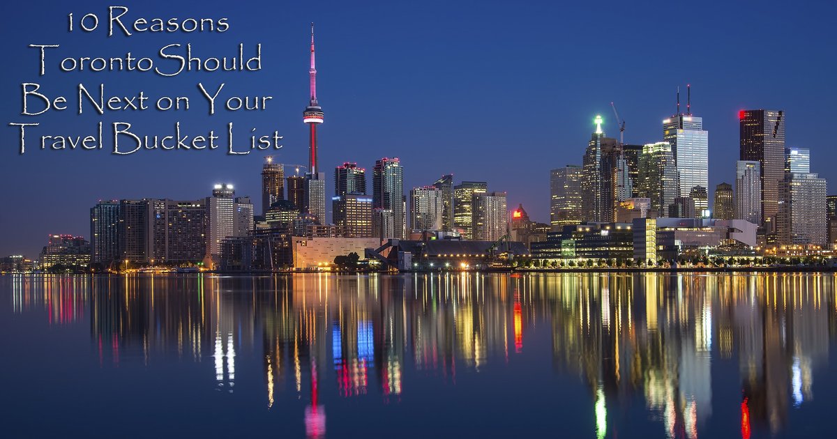 Toronto is such a great city with so many fun things to do. It should definitely be a place people should visit. Here are the top 10 reasons why #Toronto should be on your bucket list. #TBIN #Canada @Canada ow.ly/OBga50ypYXd