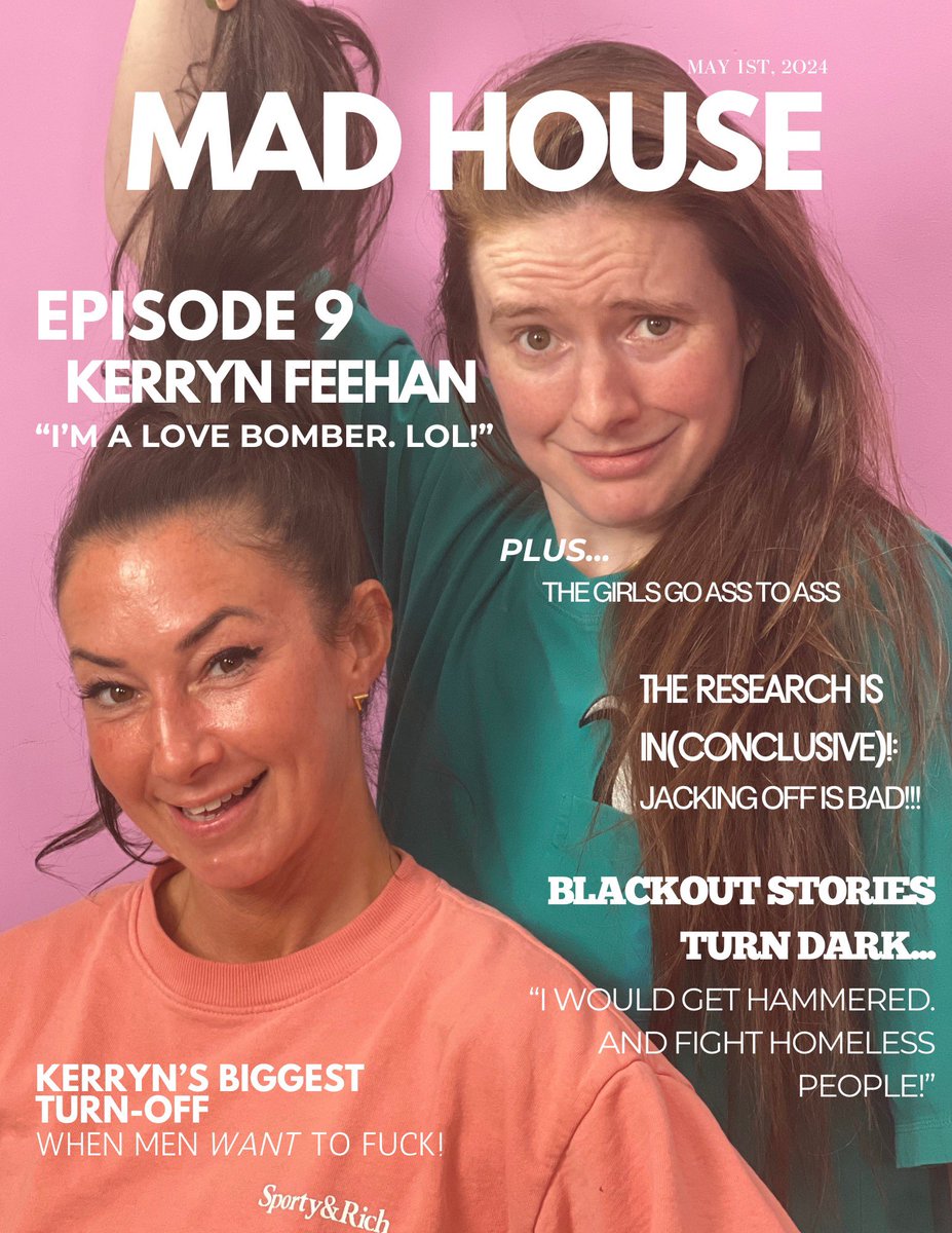 @FeehanKerryn joins me in the Mad House tomorrow!