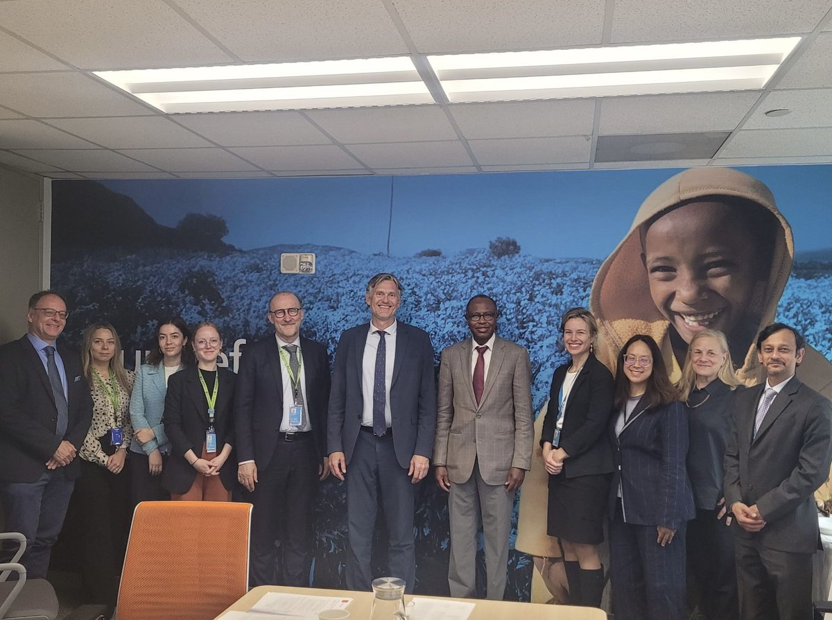 🇩🇰 thanks @UNICEF for constructive discussions at our annual consultation🙌 We value our strong partnership with #UNICEF and will continue to support their important work to fulfil all children’s full potential, from early childhood through adolescence. #ForEveryChild