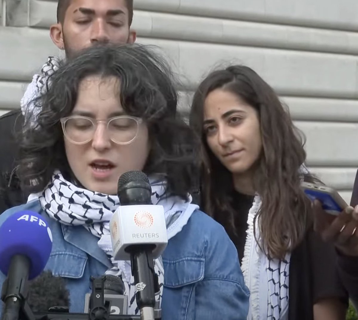The other woman is named Maryam Alwan. She is a leader with Students for Justice in Palestine (SJP), the Hamas adjacent student group that has organized the nationwide disruptions on college campuses. She has called on students to 'globalize the intifada,' and advocates for the
