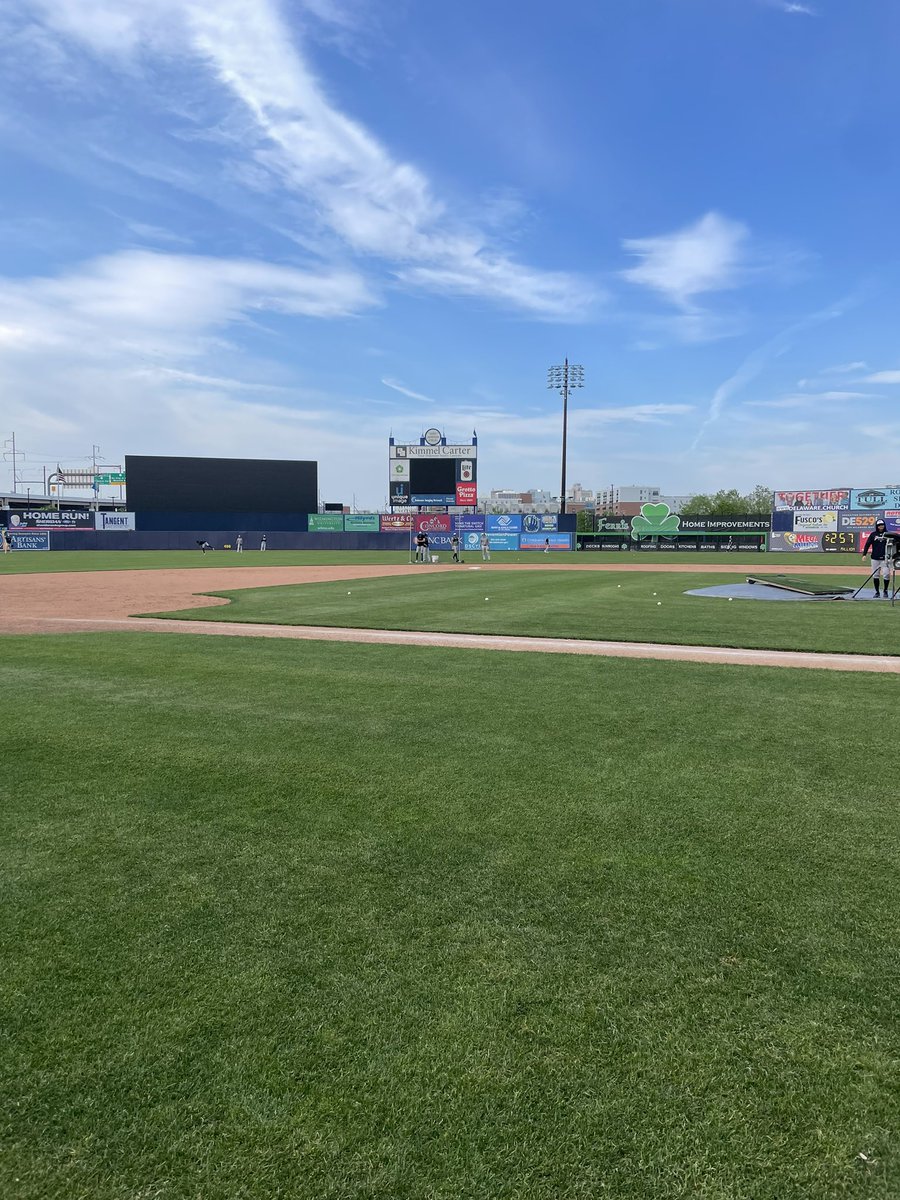 Back on the Road. Wilmington, DE to face the Blue Rocks.