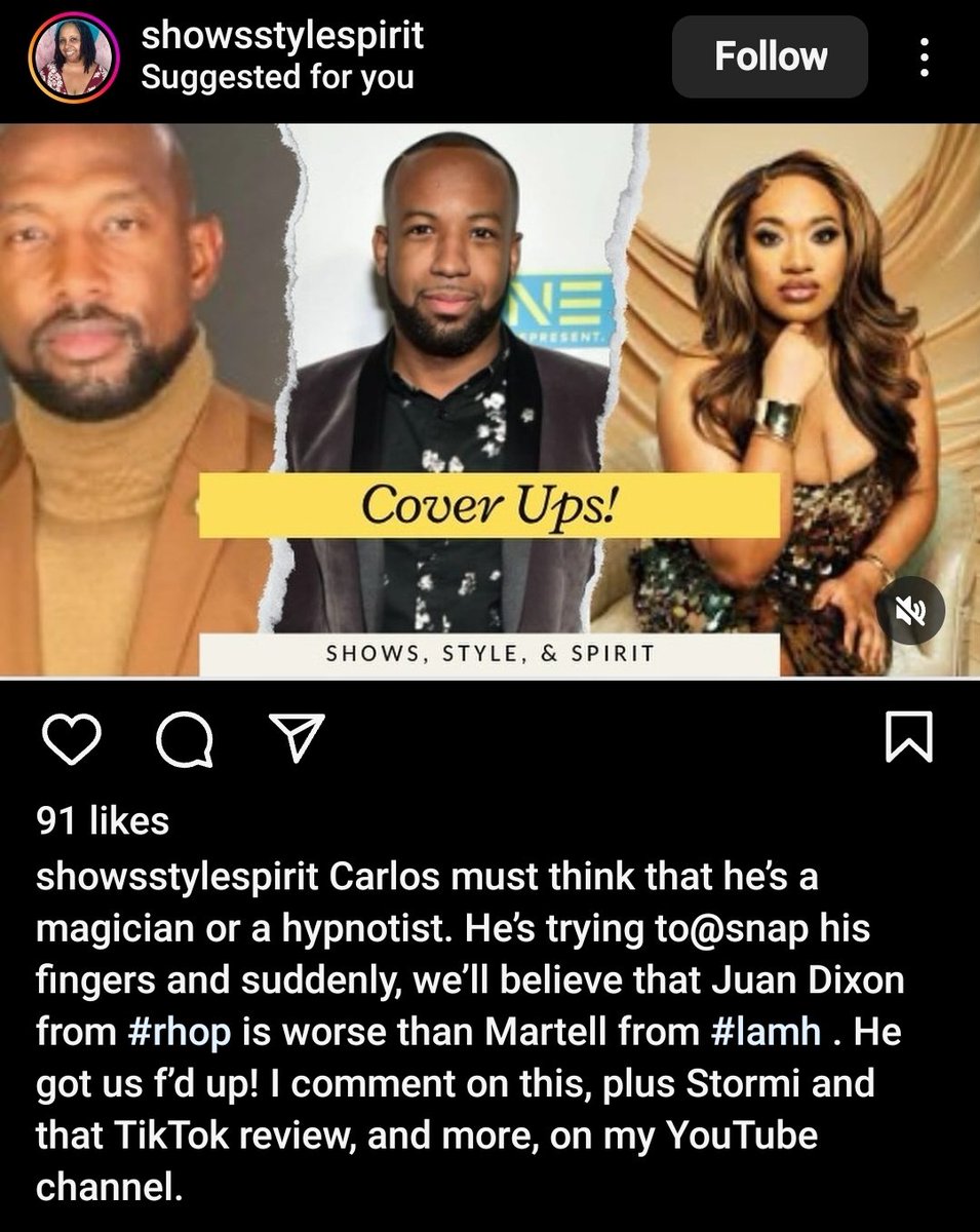 Completely uncalled for but what else do you expect from the man that encourages mess, verbal abuse, toxicity and covers up accidents that occur on his shows. #LAMDC #CARLOSKING #LAMH #KINGDOMREIGN