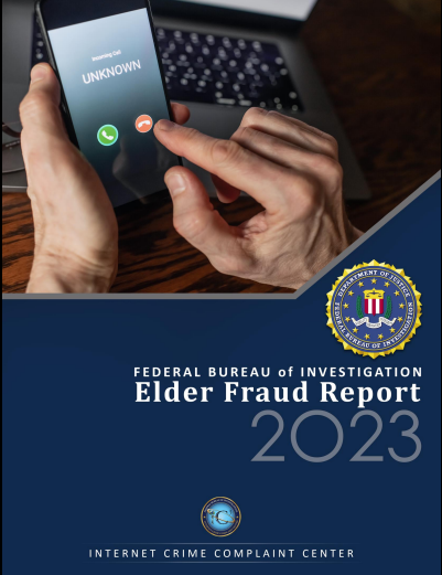 The just released 2023 #FBI Elder Fraud report shows scam victims over the age of 60 reported losses of more than $3.4 billion last year. That's almost an 11% increase from 2022! Learn more fbi.gov/news/stories/e…