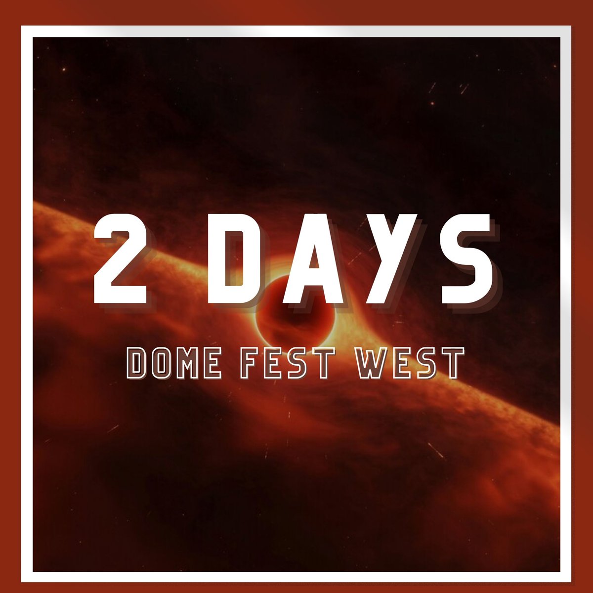 🎇 2 Days to Go! 🎇

The adventure begins in just 2 days! #DomeFestWest2024 is set to be an extraordinary encounter with the infinite. Make sure you're part of this unforgettable exploration of fulldome films. Are you as excited as we are? #DFW24 #2DaysToGo #InfiniteAdventure