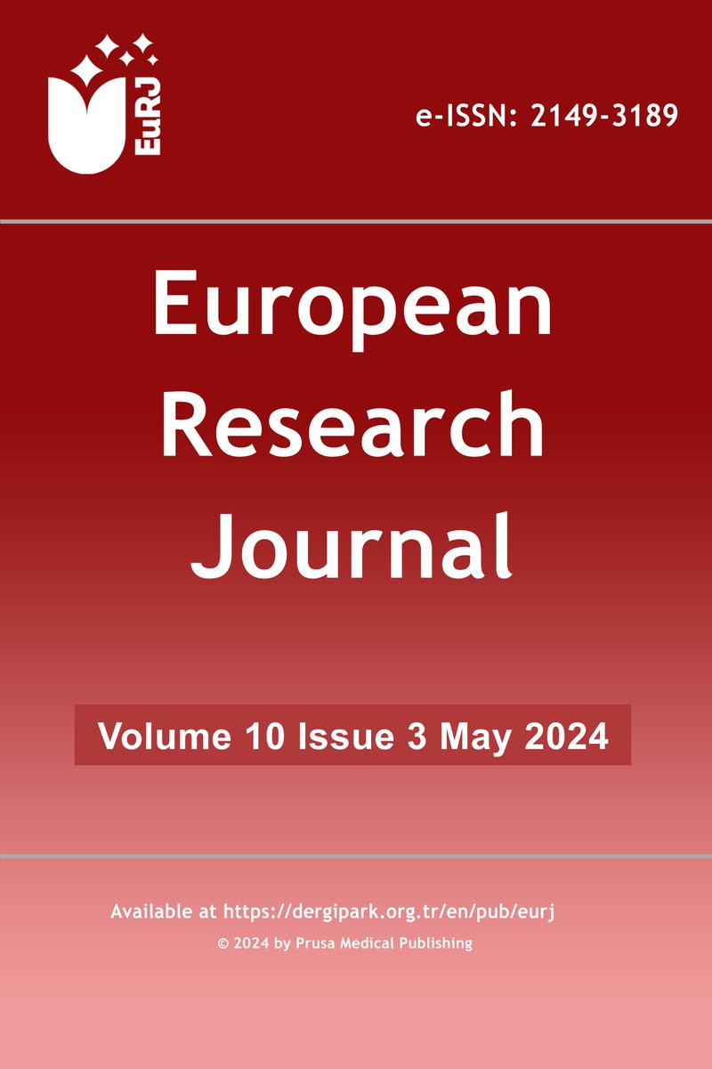 A new issue (May 2024) of the European Research Journal has been published. Thank you to everyone who contributed. 
dergipark.org.tr/tr/pub/eurj/is…