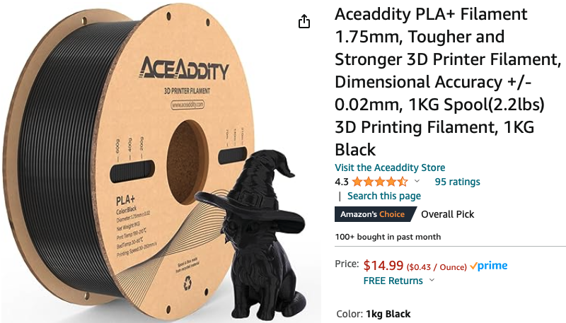 recently I've been using this PLA+ filament for testing/dev/throwaway prints. imo it's as good as polymaker pro, and once in a while you can get it for $12/roll. (only the black ever seems to go on sale unfortunately)
