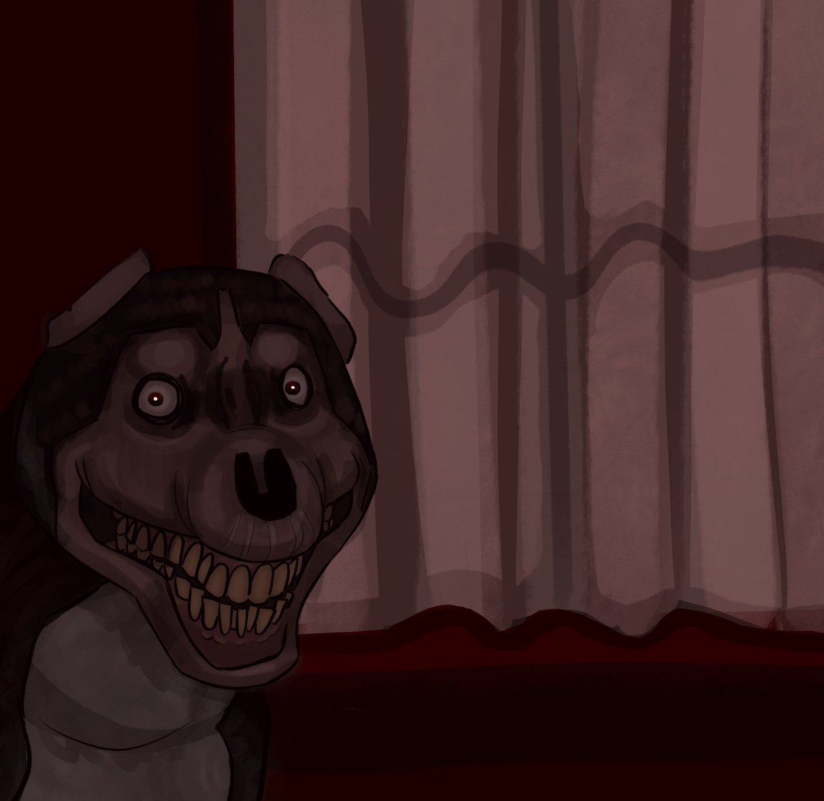 SMILE!
#smiledog #creepypasta #art #digitalart #chainmailchasers