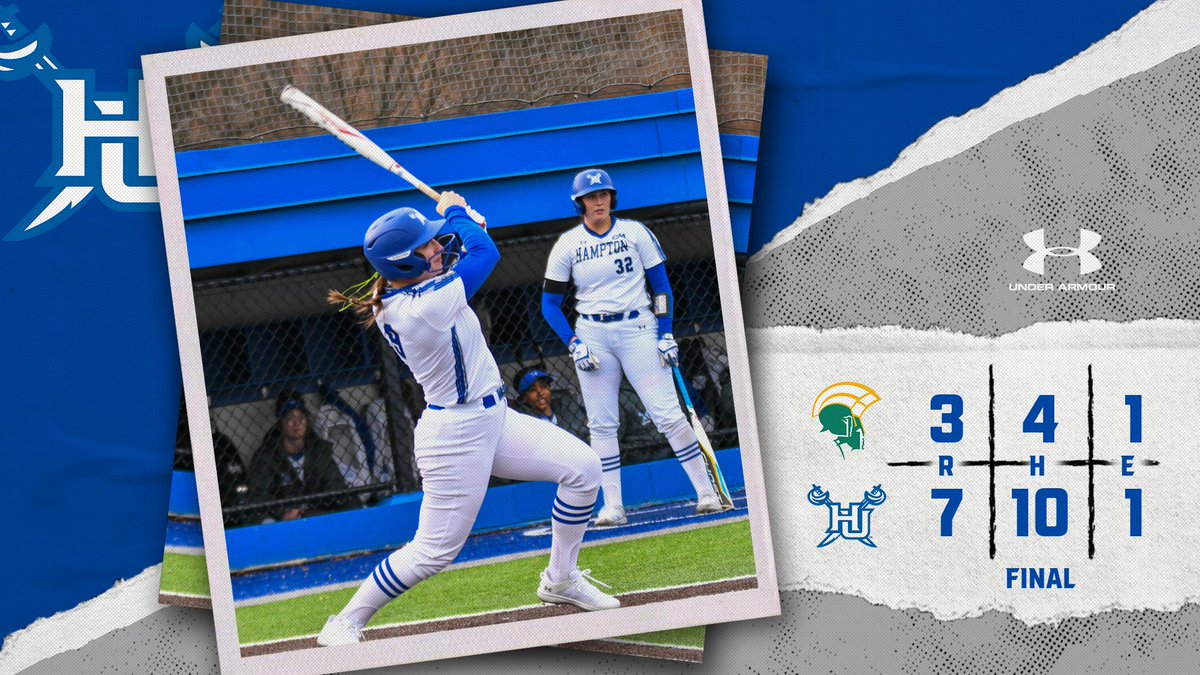 With six runs in the bottom of the sixth, the Lady Pirates defeat Norfolk State! Hampton returns to action Thursday against Towson at 1:00 p.m. #WeAreHamptonU