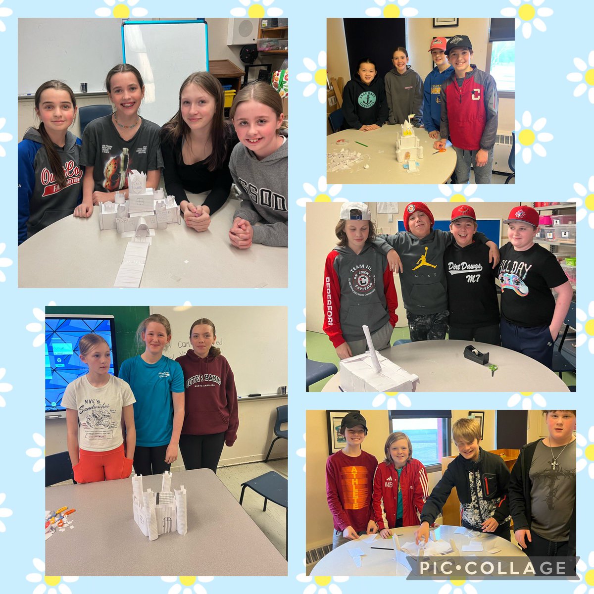 A great afternoon with the 5/6 and 6 students in the makerspace. They made amazing castles with very limited resources! <a href="/SFOAschool/">St.Francis of Assisi School</a> <a href="/MissMPelley/">Melissa Pelley</a> <a href="/PenneDyer/">Penne Dyer</a>
