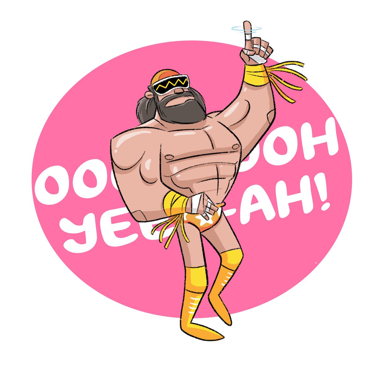 Ooooooooh Yee-ah! Dig it!
#machoman #randysavage #80swrestling #wrestling #prowrestling #wwf #wwe #fanart #iwc