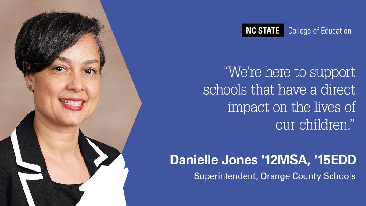 “I really fell in love with the kids.” 🍎📷 #OCSInspires #WhyIChoseEducation #NCEd Learn about the journey that led Dr. Danielle Jones to the classroom and service to both teachers and students! @ncstate @ncstateced @ncsupers ced.ncsu.edu/news/2024/04/2…