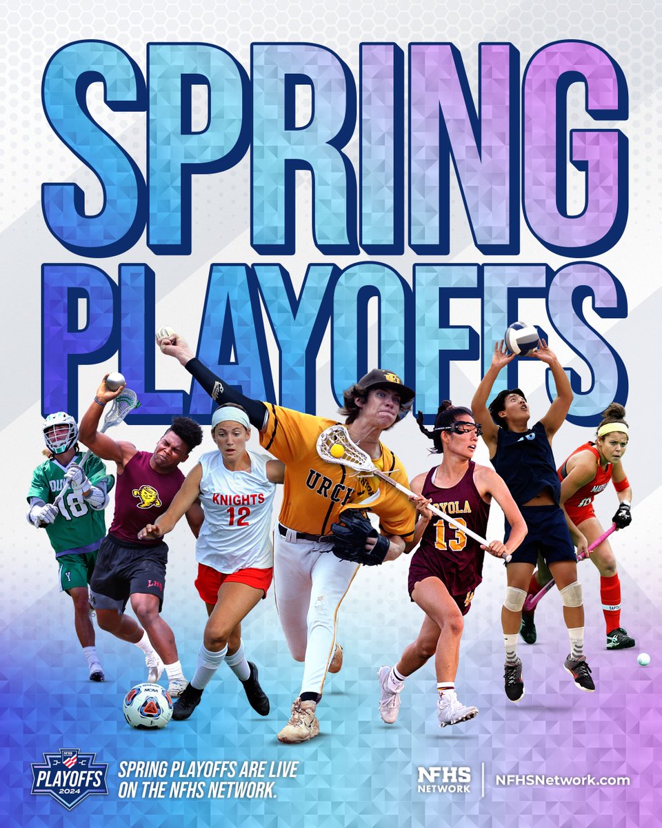 Thousands of Spring Playoff events are streaming on the #NFHSNetwork this week 🙌 Find your school and start streaming now here: bit.ly/3Up0YY1 🏆