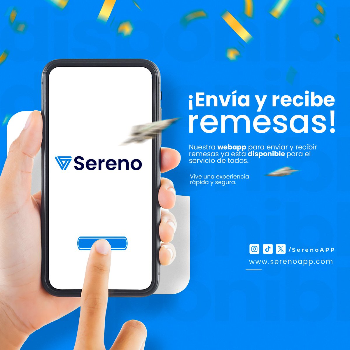 ¡YA ESTAMOS DISPONIBLES! Nuestra WebApp está habilitada para el servicio de todos. Envía y recibe remesas de manera fácil y rápida 🚀

#remesas #remesasvenezuela #remesasavenezuela  #serenoapp #venezuela