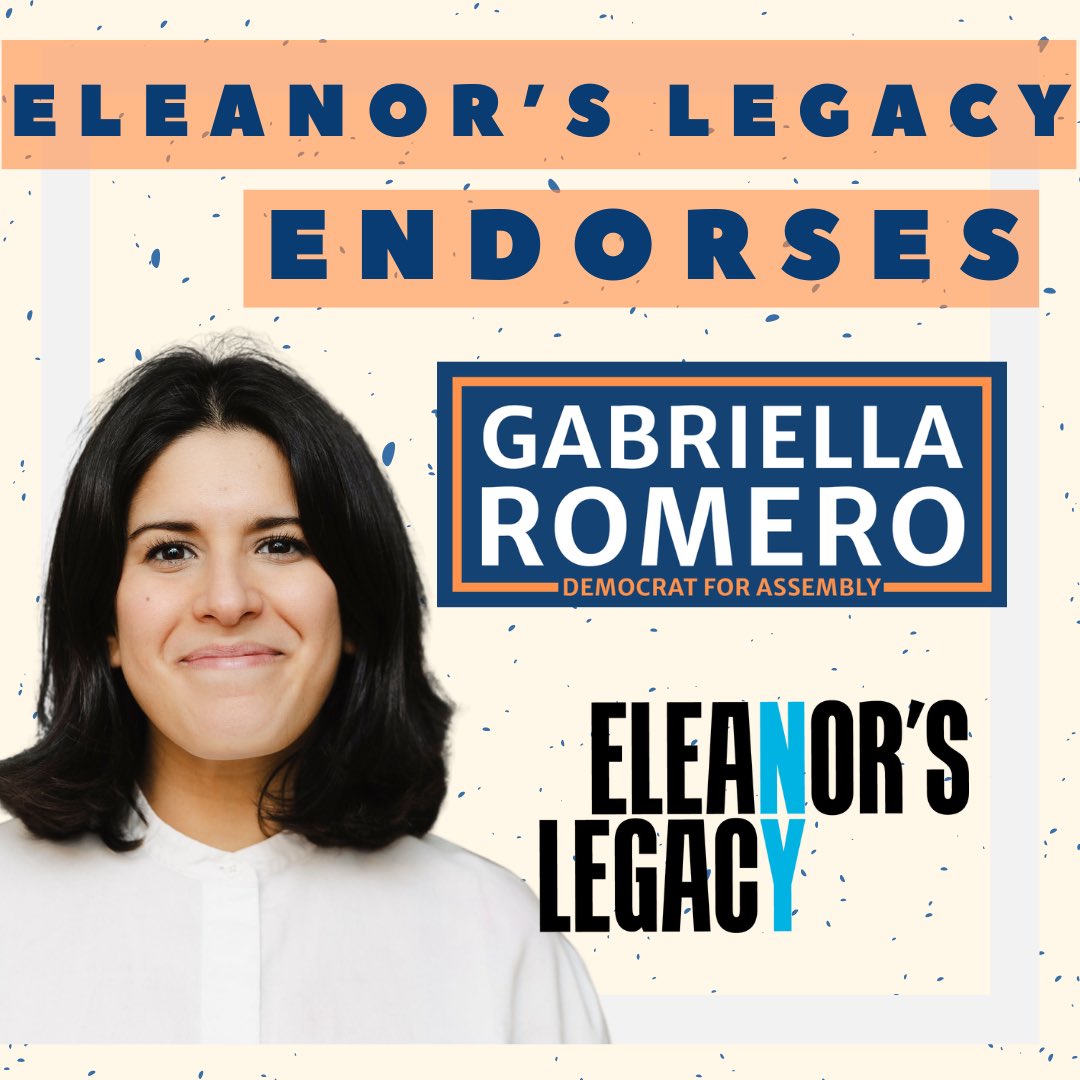 Excited to share the incredible news: @eleanorslegacy has endorsed our campaign! With their unwavering dedication to advancing women’s leadership in politics, we’re honored to join forces.
