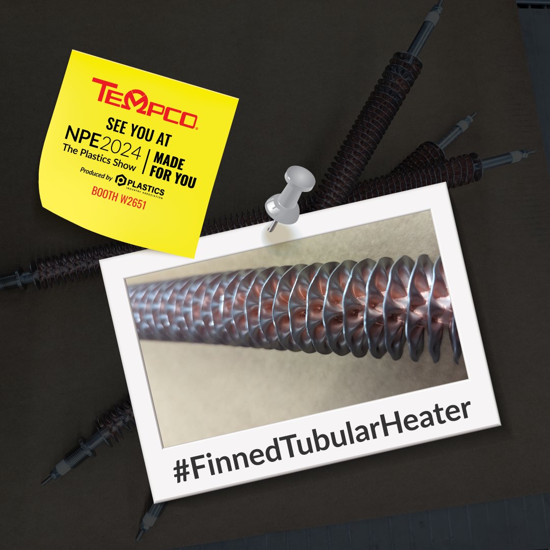 Thanks to their rugged and finned element construction, Tempco's Finned Tubular Heaters have an increased service life and require minimal maintenance!

#FinnedTubularHeater #Tempco #CustomManufacturing #ElectricHeating #NPE2024 #TotallyTubular