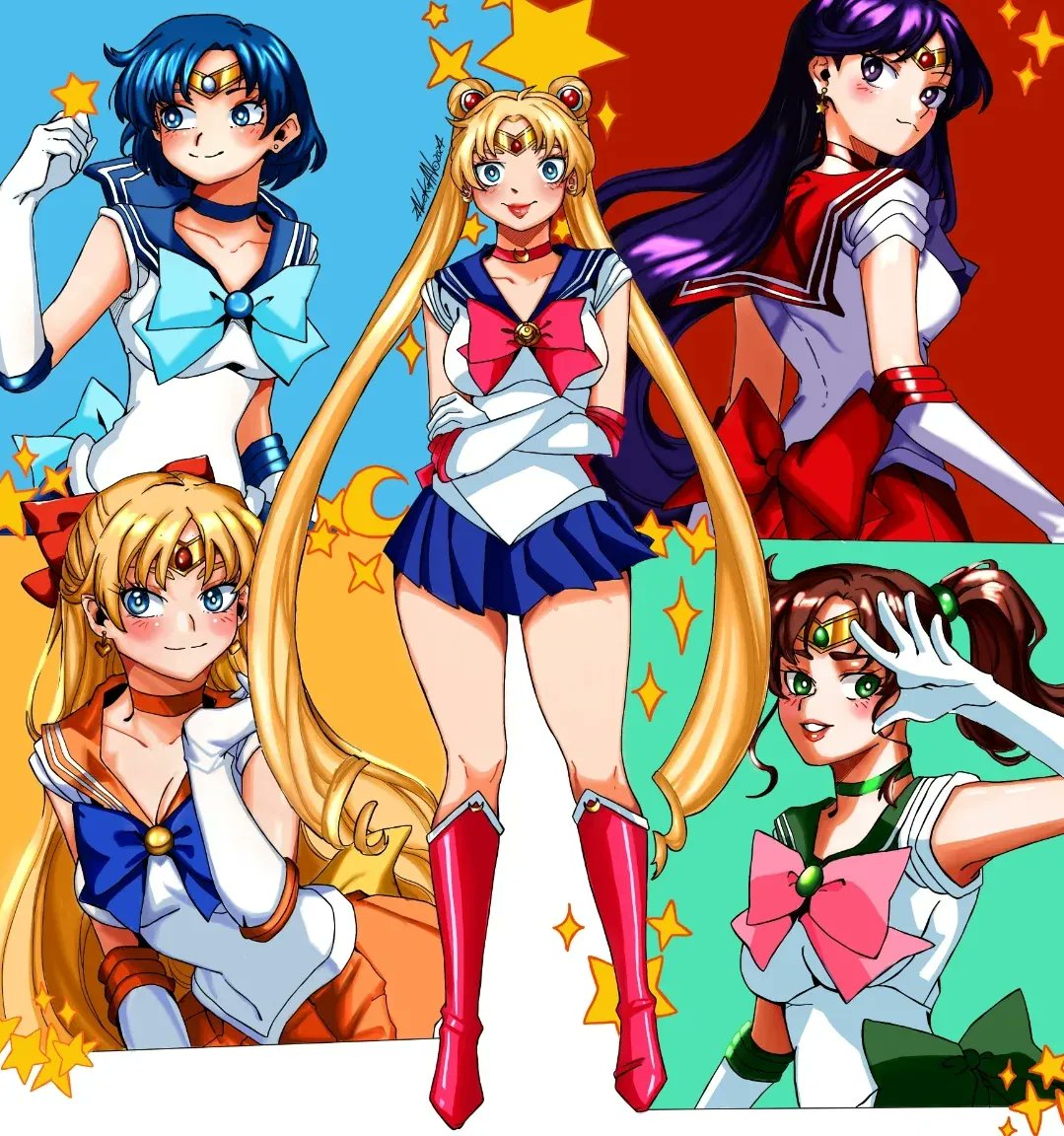 #SailorMoon #sailormars #sailormercury #sailorvenus #sailorjupiter