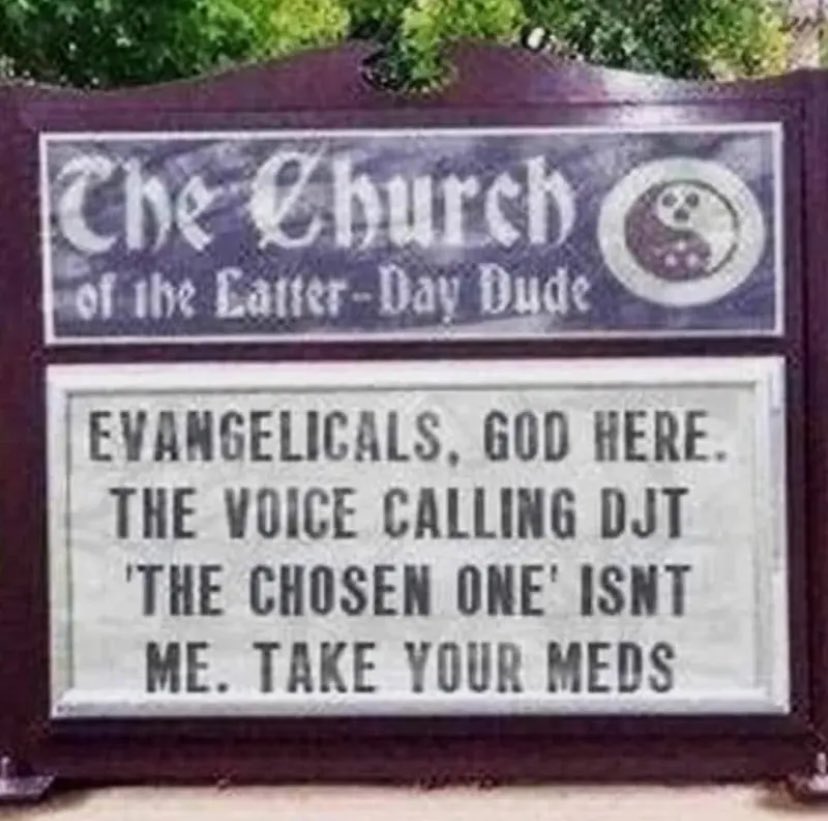 😂🤣😂🤣😂🤣 This is HILARIOUS!!! I hope the EVANGELICALS are paying CLOSE attention !!! 🤣😂🤣😂😂🤣