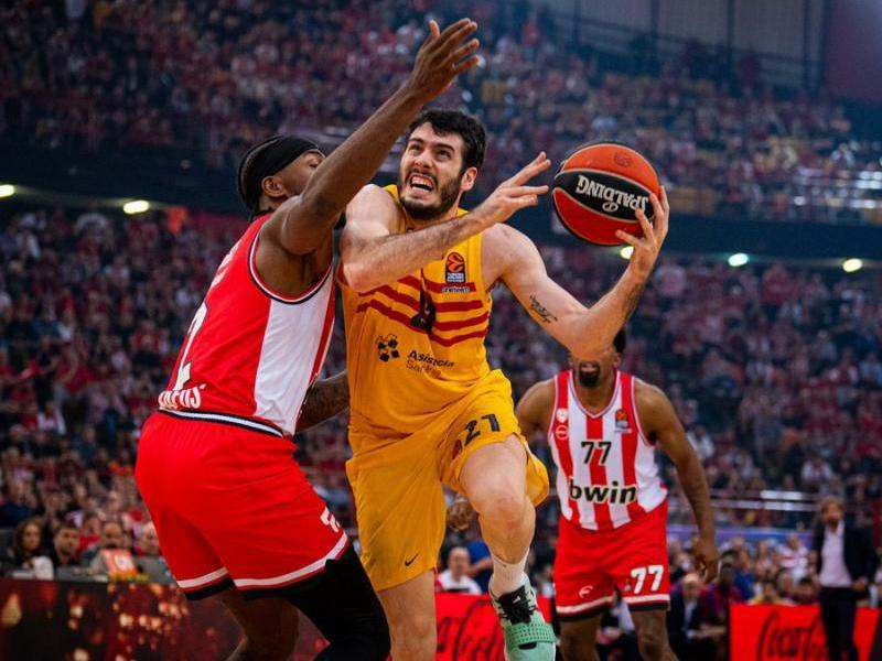 El Barça de bàsquet ha guanyat a l’Olympiacòs a casa seva per 80-82 després d’una pròrroga (71-71).