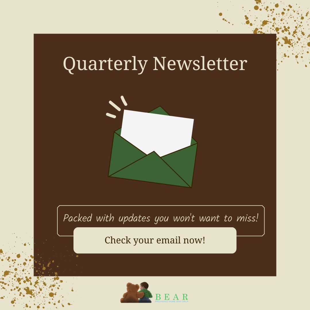 Exciting news! The latest edition of the BEAR Quarterly Newsletter has just been released, and it's packed with updates you won't want to miss! 💚🧸 🔗Don't miss out on all the latest updates – >> bearesourcehouston.org/our-mission/be… #BEARNewsletter #CommunityImpact #SubscribeNow