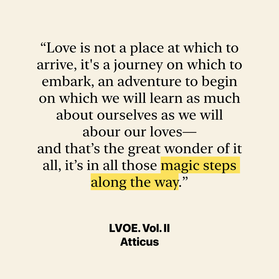 LVOE. Volume II by @atticuspoetry.

apple.co/LVOEII