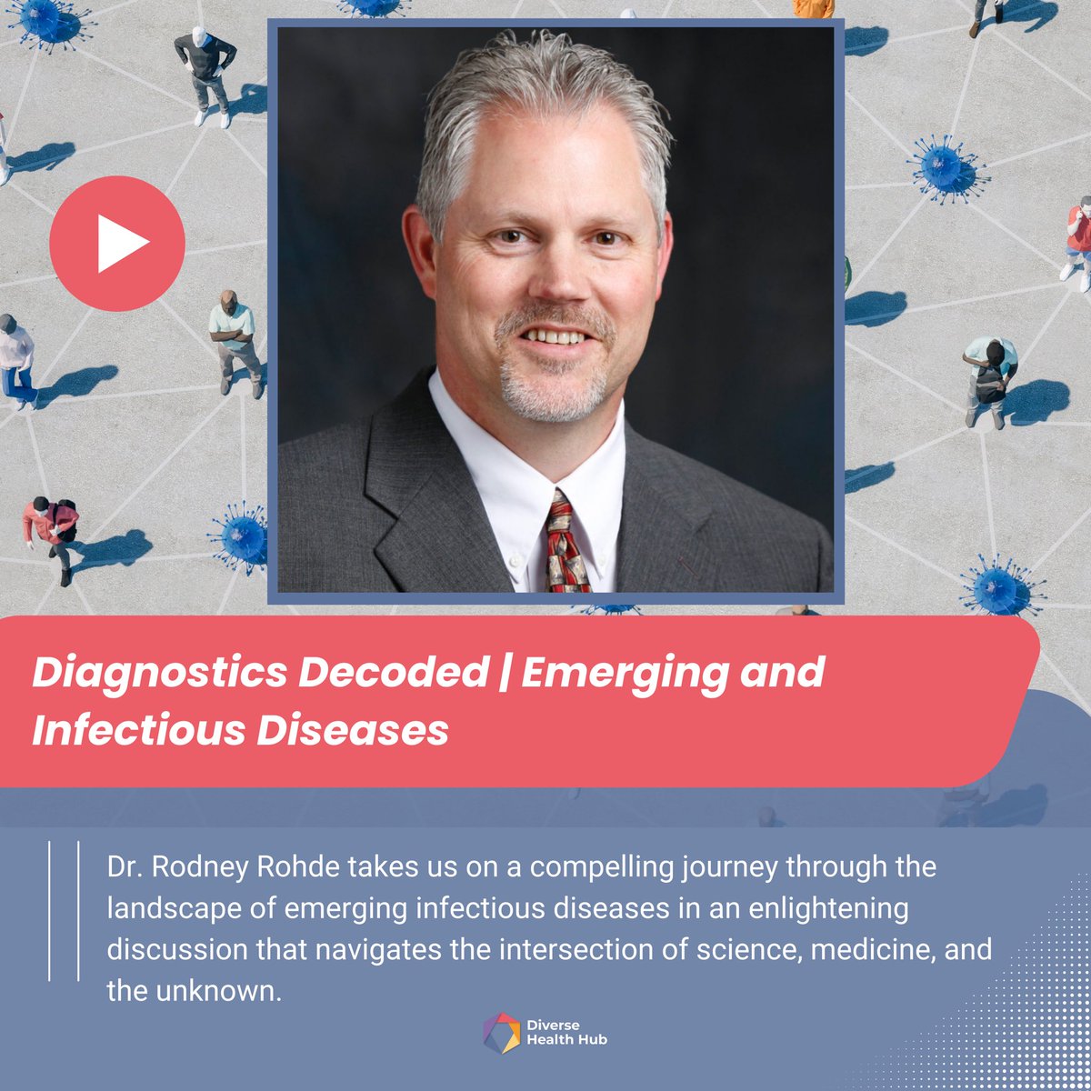 🔬Curious about the landscape of emerging infectious diseases? Register for our #diagnosticsdecoded 🎥! Dr. Rodney Rohde @RodneyRohde leads us through the #infectiousdisease landscape and discusses patient preparedness.

🗓️Thurs., May 2, 2024
🔗 Register: bit.ly/3UmYCJb