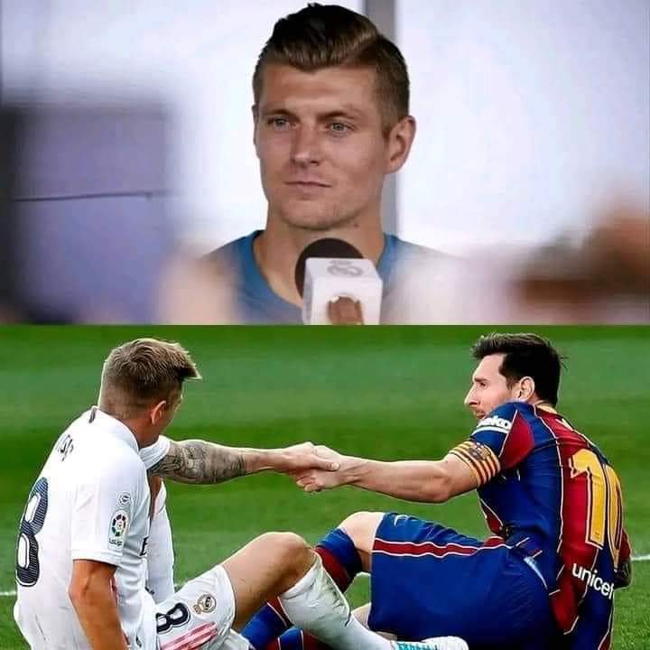 🎙️ Toni Kroos on Messi: 'In terms of assists, I would leave Leo Messi aside because he is special, he does everything on the pitch, that nobody can do, scores and helps for fun as well as scoring free kicks and many more things.' So I'm gonna talk about players in the same class