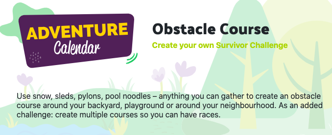 OutdoorPlayCA's tweet photo. Spring is in the air! 🌿

What an excellent time to get outside for some Play! Here are some activity suggestions from our OPC Adventure Calendar!😃
 
https://t.co/QDC8yA8RL8 

___
#Play #OutdoorPlay #OutdoorPlayCA #Canada #ActivePlay #SpringPlay https://t.co/jiX6bF4foO