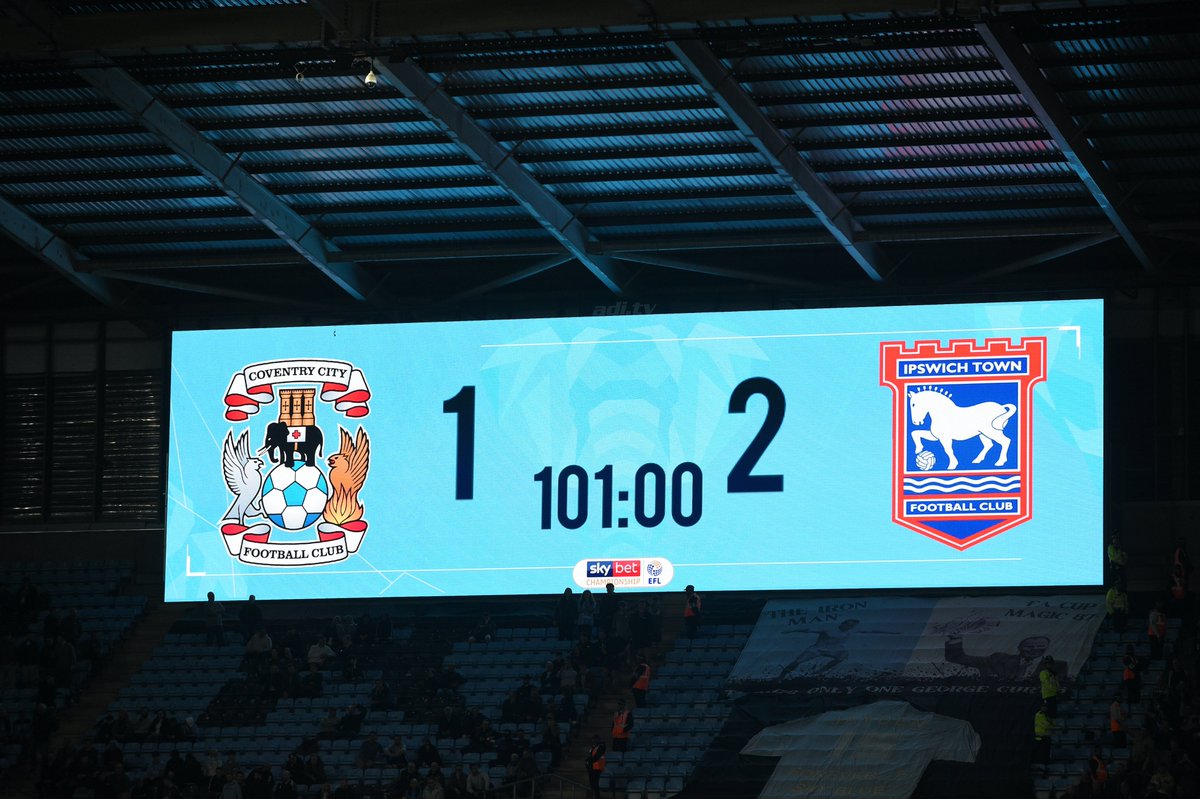 What a night. What a team. What a season.

One last push required. #itfc