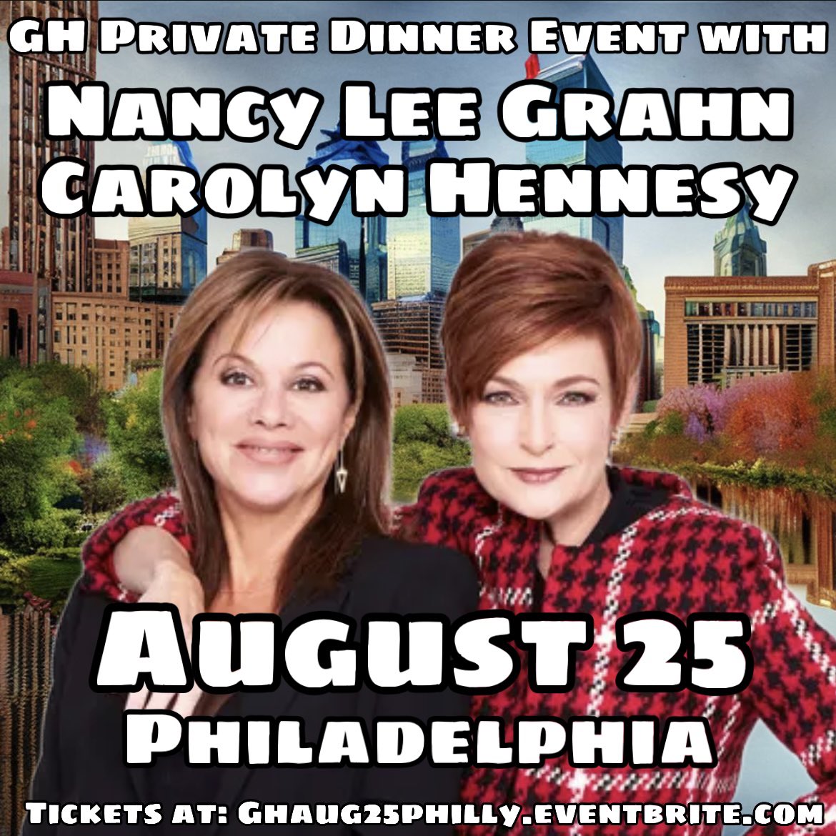 Just announced… @NancyLeeGrahn and @carolynhennesy are hitting the road this Summer! Catch them in #boston #newyork #newjersey and #philadelphia for a meet & greet event or at one of their private dinner events. Tickets now on sale unclevinniescomedyclub.com/comedy-schedul…