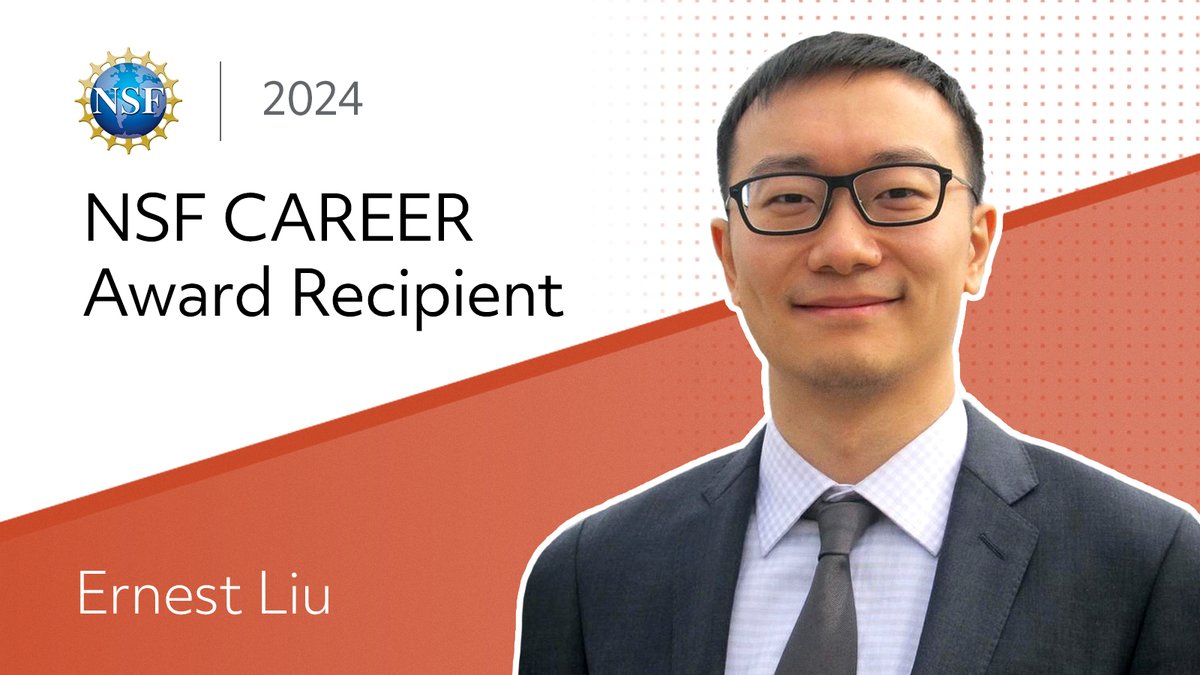 We are thrilled to announce that BCF-affiliated faculty member @ErnestLiuEcon has been honored with the prestigious @NSF CAREER Award! This accolade supports his innovative research into the complex networks influencing global economic growth. Learn more: bit.ly/3UE8zTA