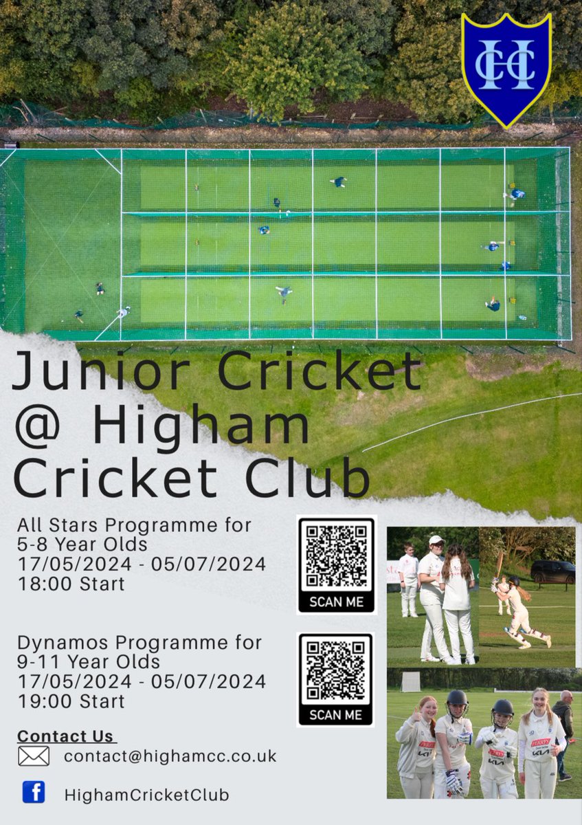 Lots of opportunities at Higham Cricket Club for 2024.

Depending on your financial circumstances we also offer to cover all costs via our Higham CC Players Foundation!

<a href="/ycsplcricket/">Yorkshire Cricket Southern Premier League</a> <a href="/cricketyorks/">Cricket Yorkshire</a> <a href="/YCCCDisability/">Yorkshire Disability Cricket</a> <a href="/wearebarnsley/">We Are Barnsley (WAB)</a> <a href="/Barnsleyis/">#BarnsleyIsBrill</a> <a href="/BarnsleyMoving/">What's Your Move Barnsley</a> <a href="/BarughGreenPE/">BarughGreenPrimaryPE</a>