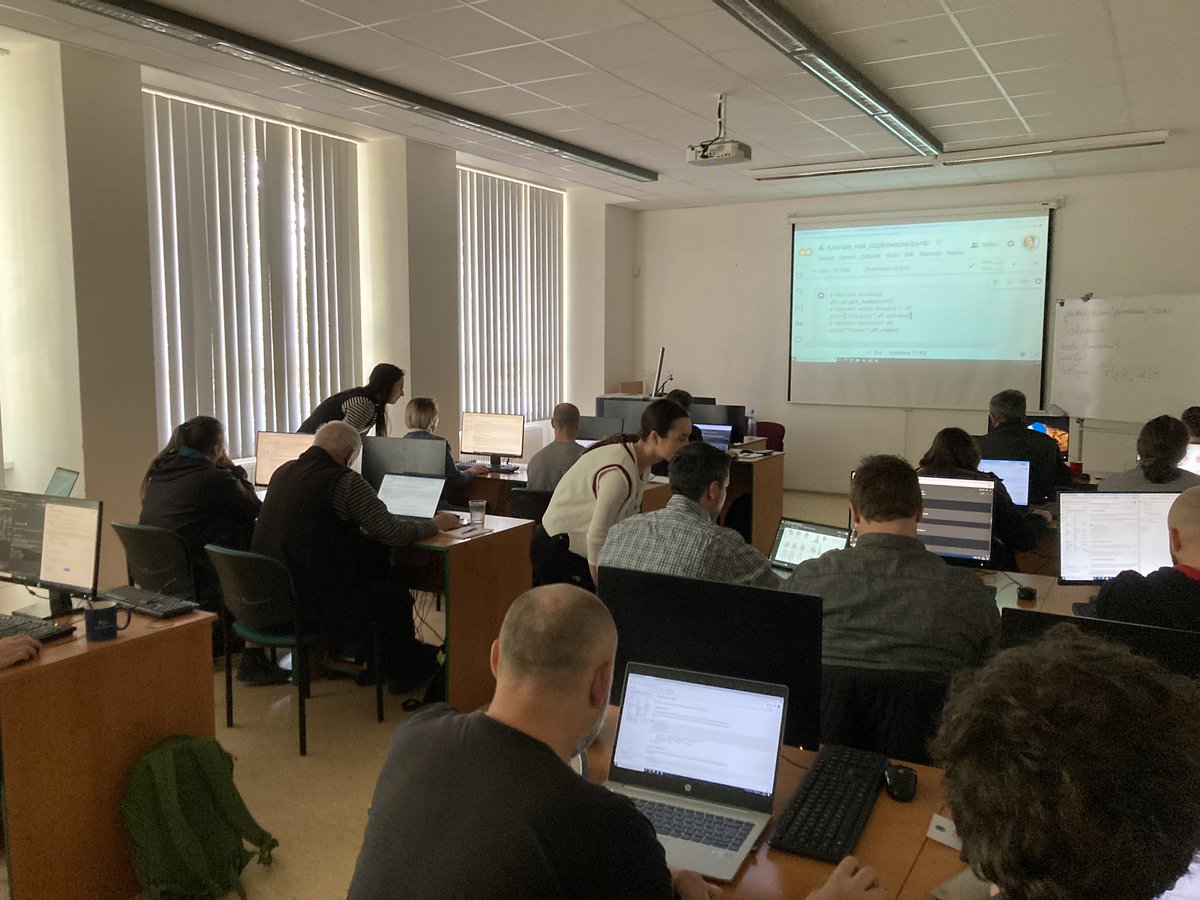 AIMT (@aimt_lab) on Twitter photo Gymnázium Brno Vídeňská hosted an AI School for high school teachers, and we were thrilled to participate!
We talked about the history of AI, data preprocessing, machine learning basics, NLP and Chat GPT. Attendees also engaged in practical tutorials.
What a great event! Gymnázium Brno Vídeňská hosted an AI School for high school teachers, and we were thrilled to participate!
We talked about the history of AI, data preprocessing, machine learning basics, NLP and Chat GPT. Attendees also engaged in practical tutorials.
What a great event!